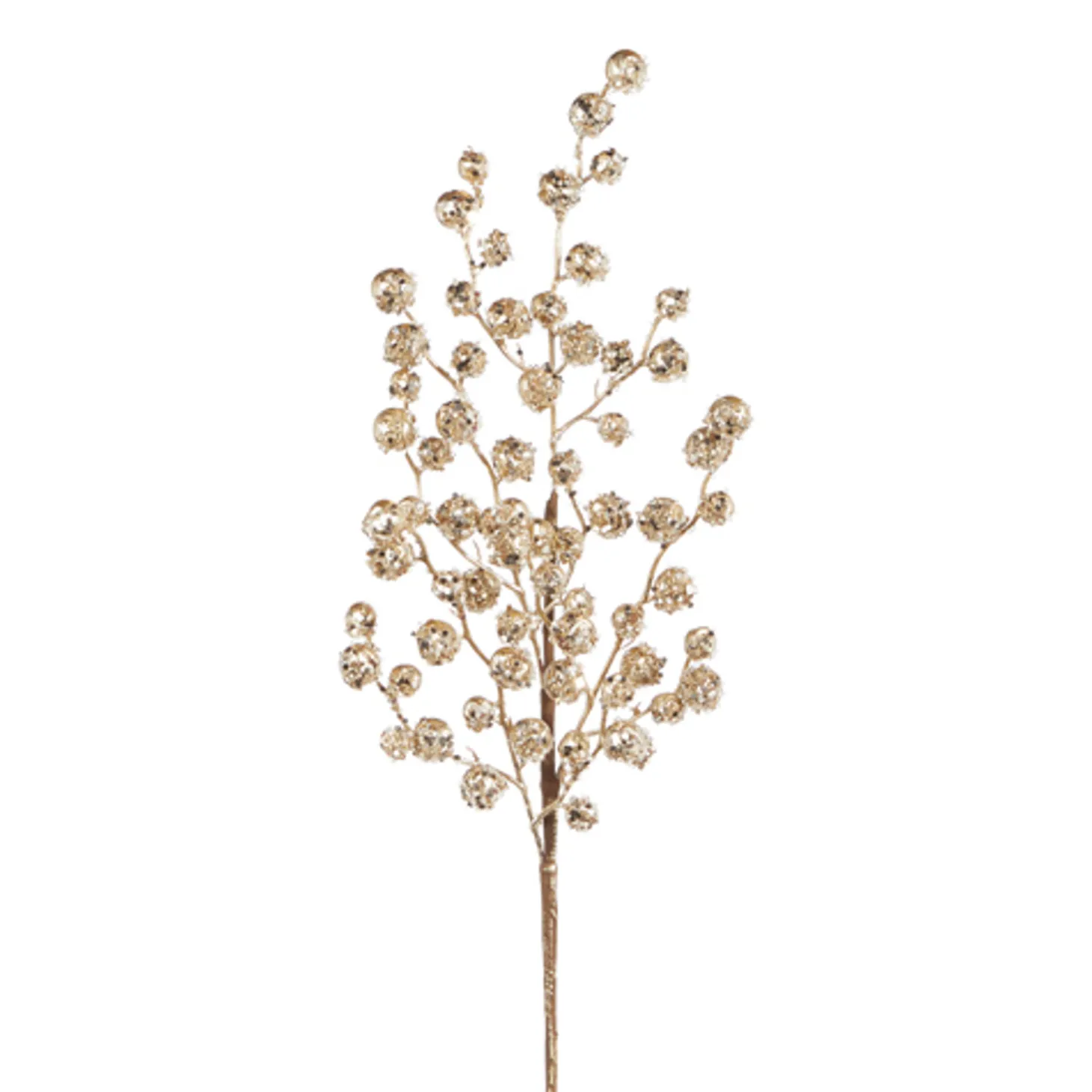 Raz 28" Champagne Iced Berry Christmas Tree Spray F4306738