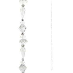 Raz 5' Clear Bead Christmas Tree Garland G4417551