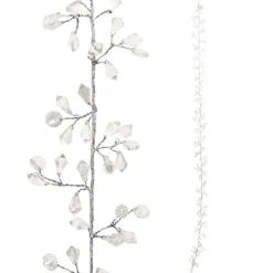Raz 5' Clear Beaded Christmas Tree Garland G4403603