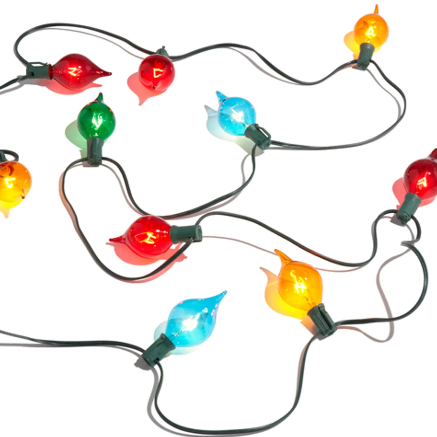 Raz 14' Connectable Shiny Kismet String Multicolor Lights L4237037