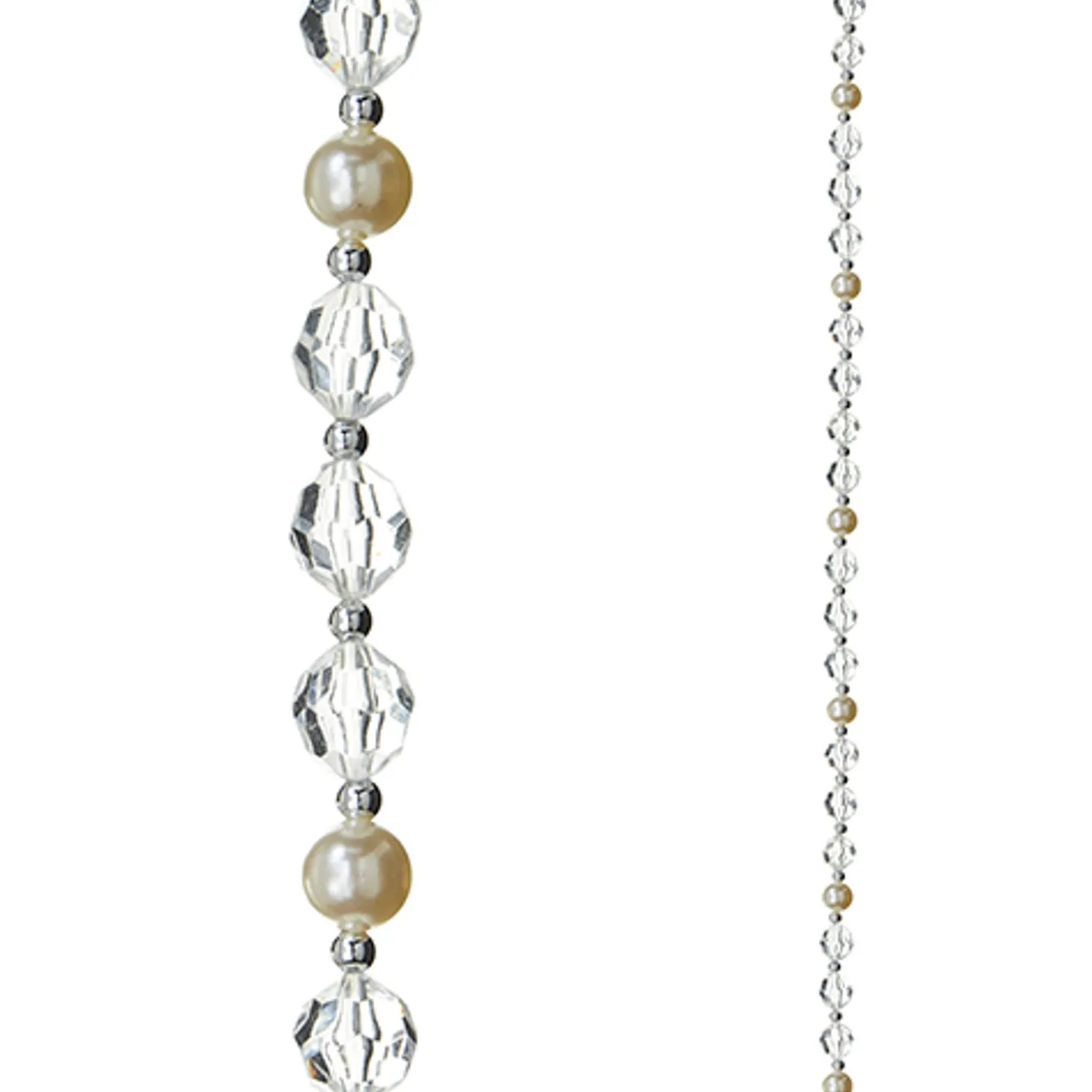 Raz 6' Crystal And Pearl Christmas Tree Garland G4216330