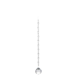 Raz 13.5" Crystal Drop Glass Christmas Ornament 4422895