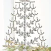 Raz 17" Crystal Jeweled Tree With Gold Glitter Christmas Decoration 4213512
