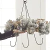 Raz 29.5" Distressed Black Wreath Hanger X4128871