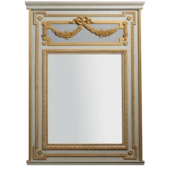 Raz 48" Distressed Wooden Frame Wall Mirror X4427911