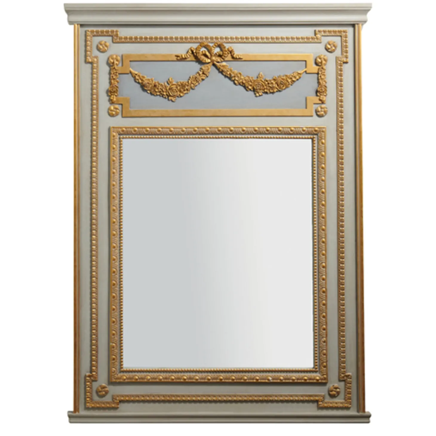 Raz 48" Distressed Wooden Frame Wall Mirror X4427911