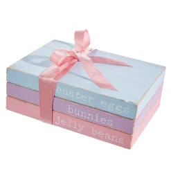 Raz 8" Easter Faux Stacked Books 4327985