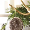 Raz 5" Fawn Faux Fur Christmas Ornament 4116374
