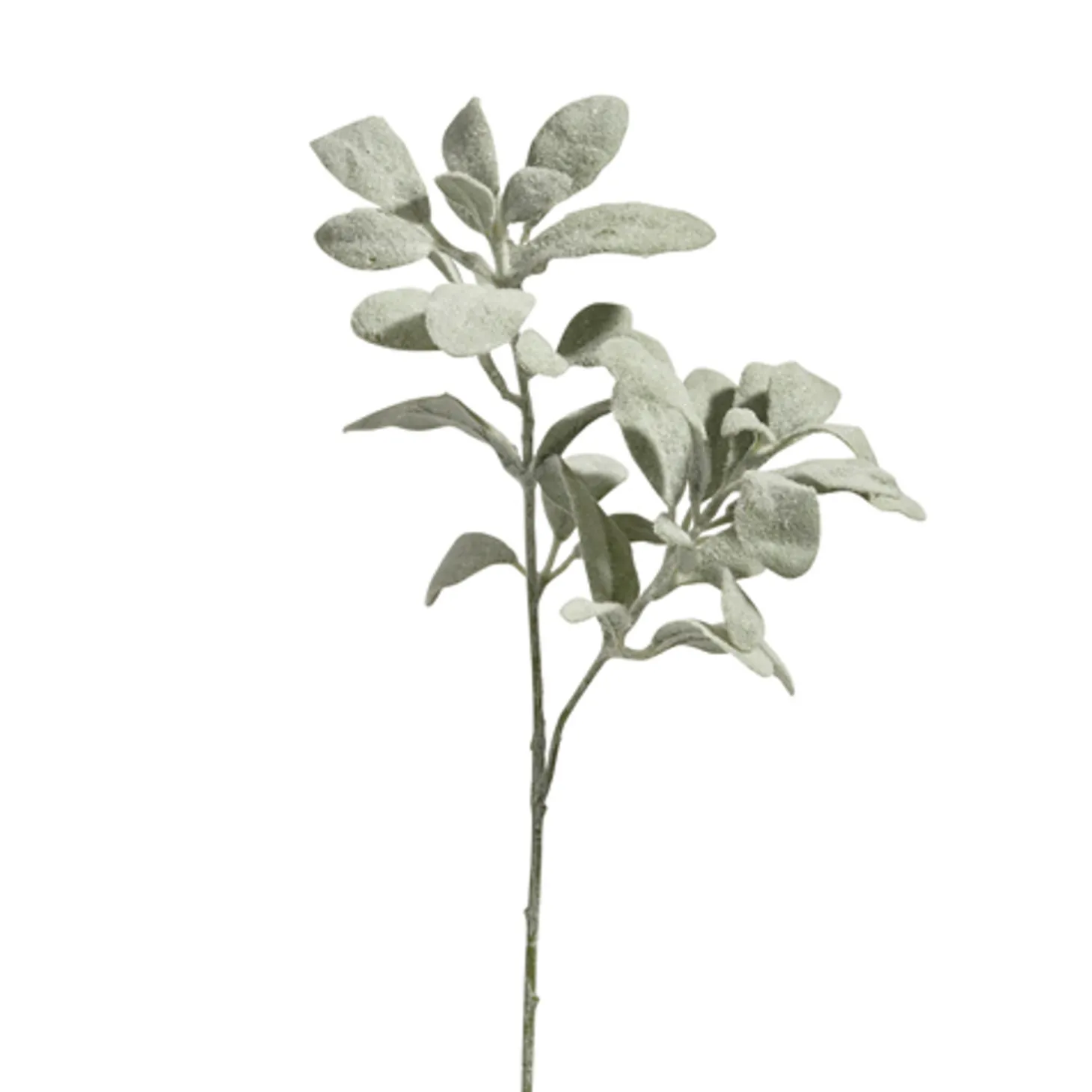 Raz 18" Flocked Lamb's Ear Christmas Tree Pick F4422680