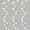 Raz 8' Frosted Snowball Warm White Snake Light Christmas Lights L4237015