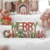 Raz 11" Gingerbread Merry Christmas Sign 4211175