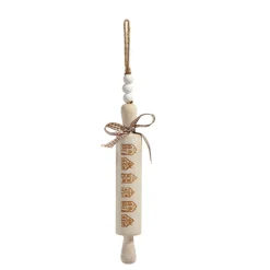 Raz 10" Gingerbread Rolling Pin Christmas Ornament 4421342