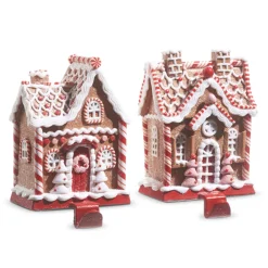 Raz 6.5" Gingerbread Stocking Holder 4316090