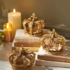 Raz 5" Gold Crown Christmas Figure Decoration 4412121