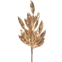 Raz 20.5" Gold Laurel Leaf Christmas Tree Spray F4322733