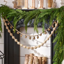 Raz 6' Gold Ornament Rope Christmas Tree Garland G4300720