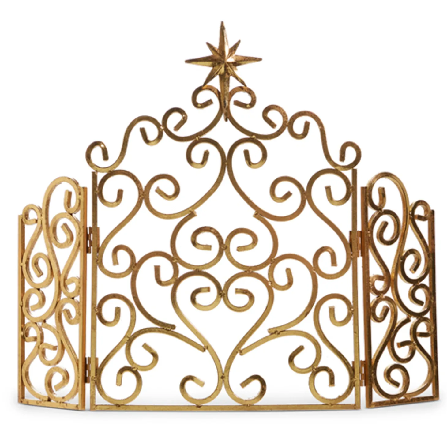 Raz 17" Gold Scrollwork Creche Christmas Backdrop Decoration 4411329