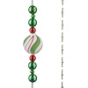 Raz 6.5' Green And Red Peppermint Swirl Christmas Tree Garland G4122853