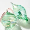 Raz 5" Green Blown Glass Christmas Ornament 4324513