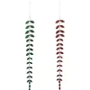 Raz 18" Green Or Red Jeweled Drop Christmas Ornament