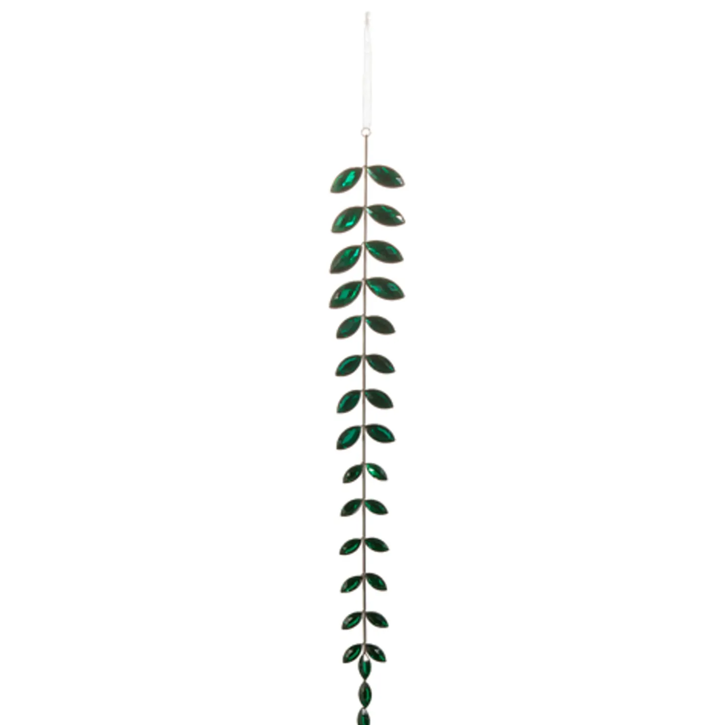 Raz 18" Green Or Red Jeweled Drop Christmas Ornament