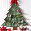 Raz 32" Hanging Christmas Tree Advent Calendar Decoration 4416140