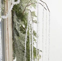 Raz 50" Hanging Crystal Brach Christmas Tree Pick F4017568