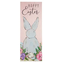 Raz 47.5" Happy Easter Bunny Porch Sign 4327989