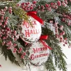Raz 5" Holiday Greetings Disc Glass Christmas Ornament 4324605