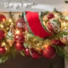 Raz 4" Holly Leaf Glass Christmas Ornament 4424547