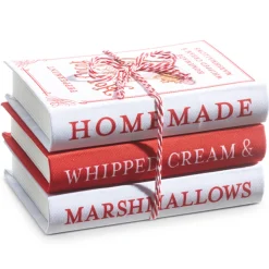Raz 8" Hot Cocoa Faux Book Stack Christmas Decoration 4316112