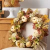 Raz 24" Hydrangea And Pumpkin Fall Wreath W4302318