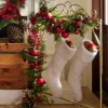 Raz 6' Iced Berry And Ornament Christmas Garland G4302481