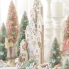 Raz 18.25" Iced Pastel Gingerbread Lighted Village Figure 4110222