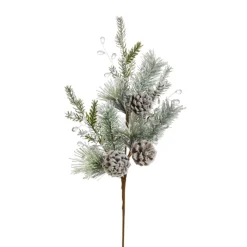 Raz 24.5" Iced Pine And Pinecone Christmas Tree Spray F4406679
