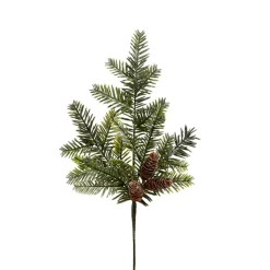 Raz 20" Iced Pine And Pinecones Christmas Tree Spray F4424611