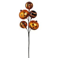 Raz 16" Jack O Lantern Ball Halloween Spray F4432764