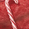 Raz 9.5" Large Glass Candy Cane Glass Christmas Ornament 4224561