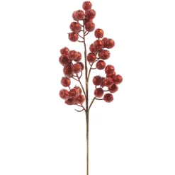 Raz 24" Large Iced Red Berry Christmas Tree Spray F4406655