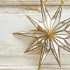 Raz 15" Large Mirrored Gold Star Christmas Ornament 4116140