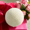 Raz 5" Large Pearl Ball Christmas Ornament 4302379