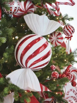 Raz 18.5" Large Peppermint Candy Christmas Ornament 4214944