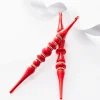 Raz 12" Large Red Jeweled Glass Finial Christmas Ornament 4324533
