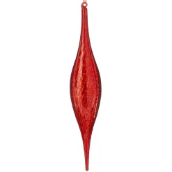 Raz 15" Large Red Mercury Glass Drop Christmas Ornament 4124578