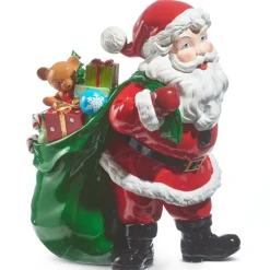 Raz 15.25" Large Santa And Gift Bag Christmas Figure 4310250