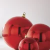 Raz 10" Large Shiny Red Ball Christmas Ornament 4214885