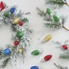 Raz 3' Light Bulb Christmas Garland G4206874
