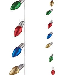 Raz 3' Light Bulb Christmas Garland G4206874