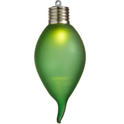 Raz 5.25" Lighted Kismet Light Bulb Christmas Ornament 4320900