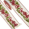 Raz 4" Merry Christmas Wired Christmas Ribbon R4371754